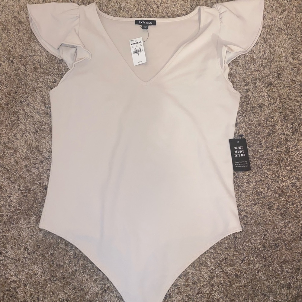 Cream, body suit